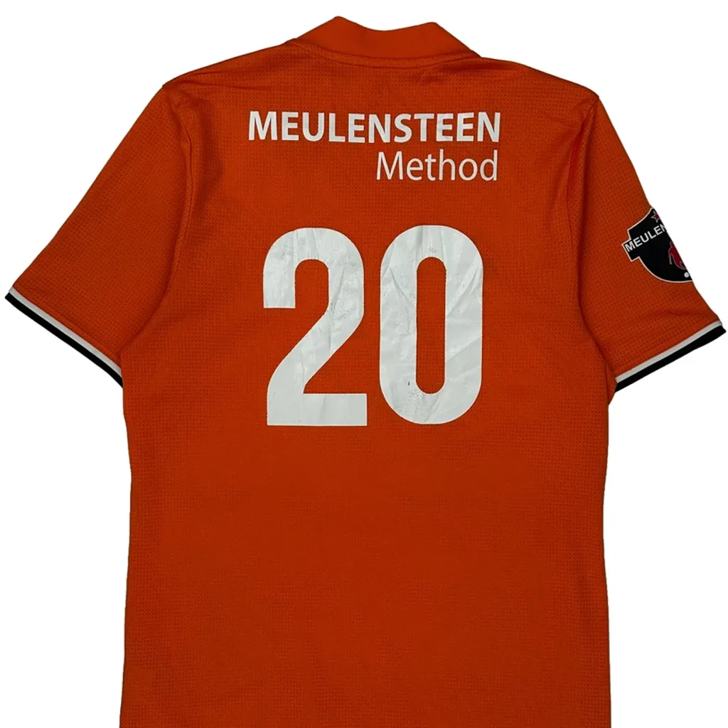 Soccer Club Of Rockford Adidas Football Shirt - Large Orange Polyester - Image 7