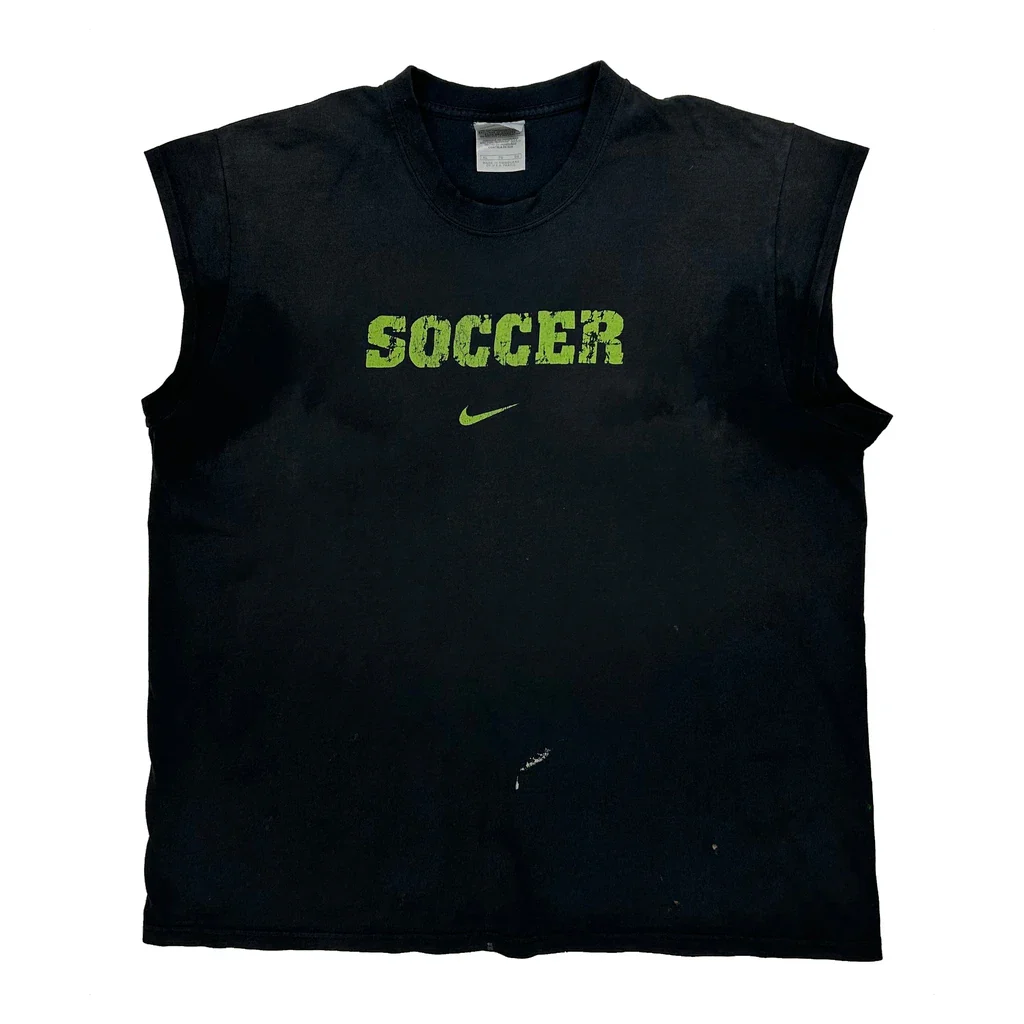 Soccer Nike T-Shirt - XL Black Cotton