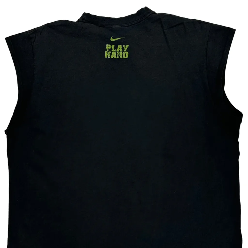 Soccer Nike T-Shirt - XL Black Cotton - Image 7