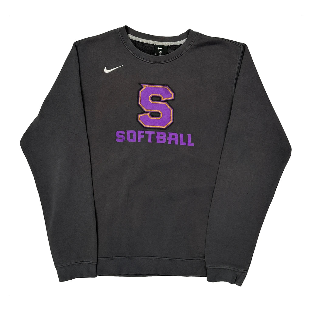 Softball Nike College Sweatshirt - Medium Black Cotton
