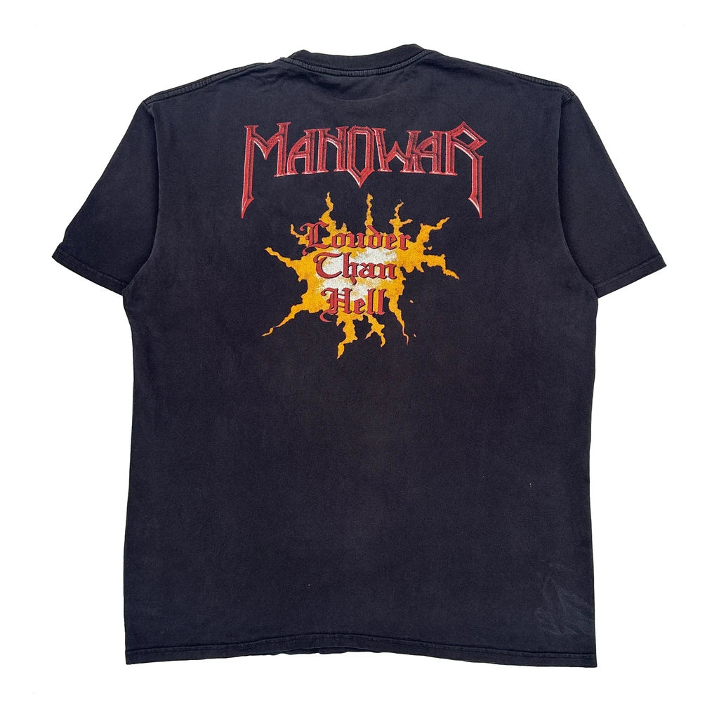 Solid Rock Band T-Shirt - 2XL Black Cotton - Image 2