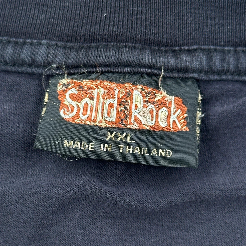 Solid Rock Band T-Shirt - 2XL Black Cotton - Image 3