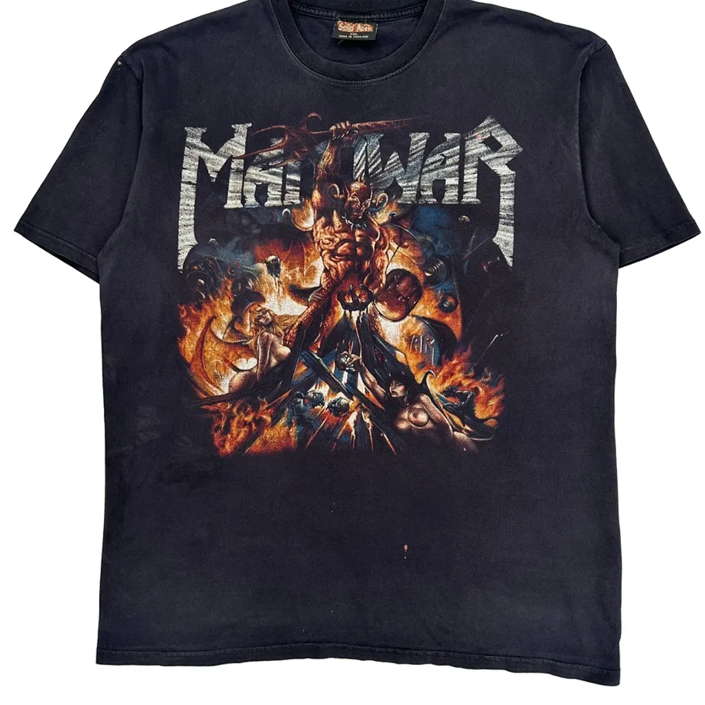Solid Rock Band T-Shirt - 2XL Black Cotton - Image 5
