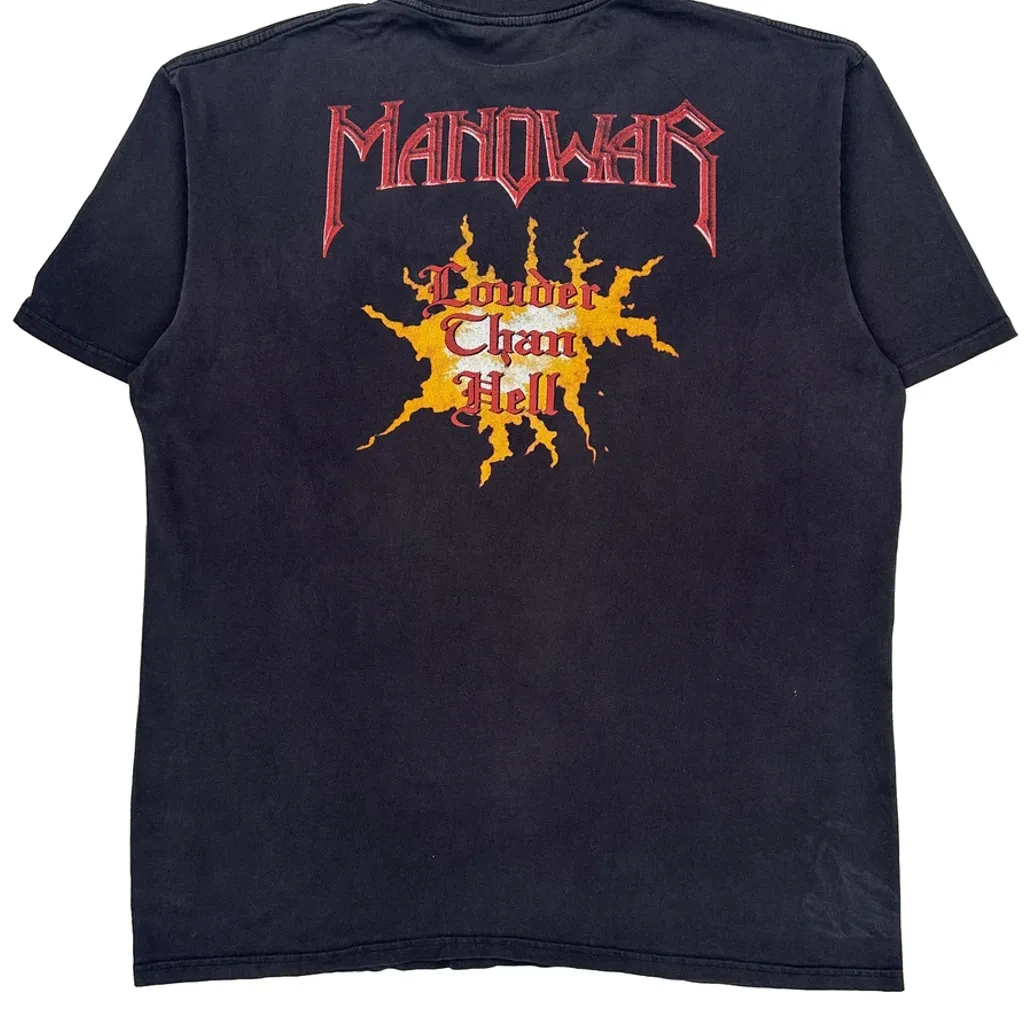 Solid Rock Band T-Shirt - 2XL Black Cotton - Image 6
