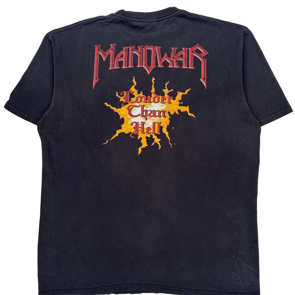 Solid Rock Band T-Shirt - 2XL Black Cotton - Image 7