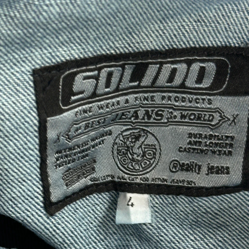 Solido Denim Jacket - Small Blue Denim - Image 3