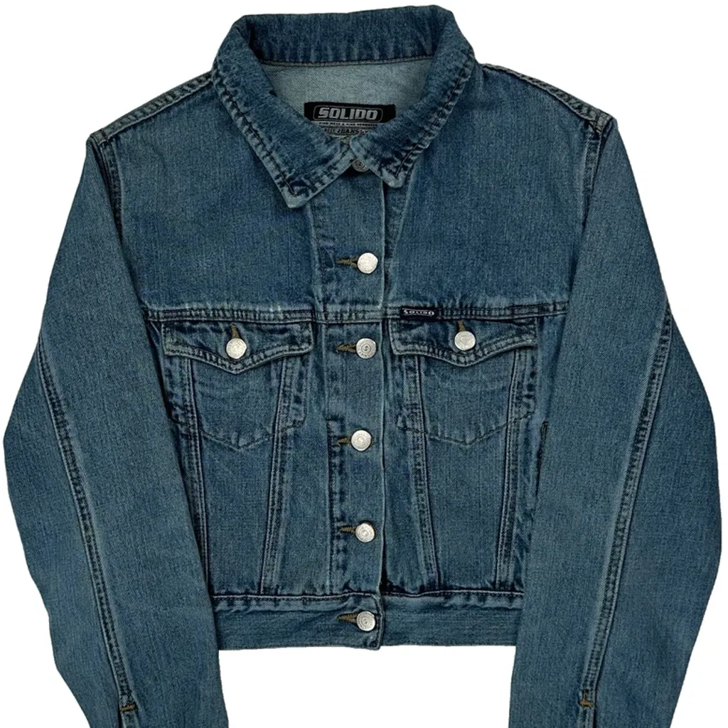 Solido Denim Jacket - Small Blue Denim - Image 4