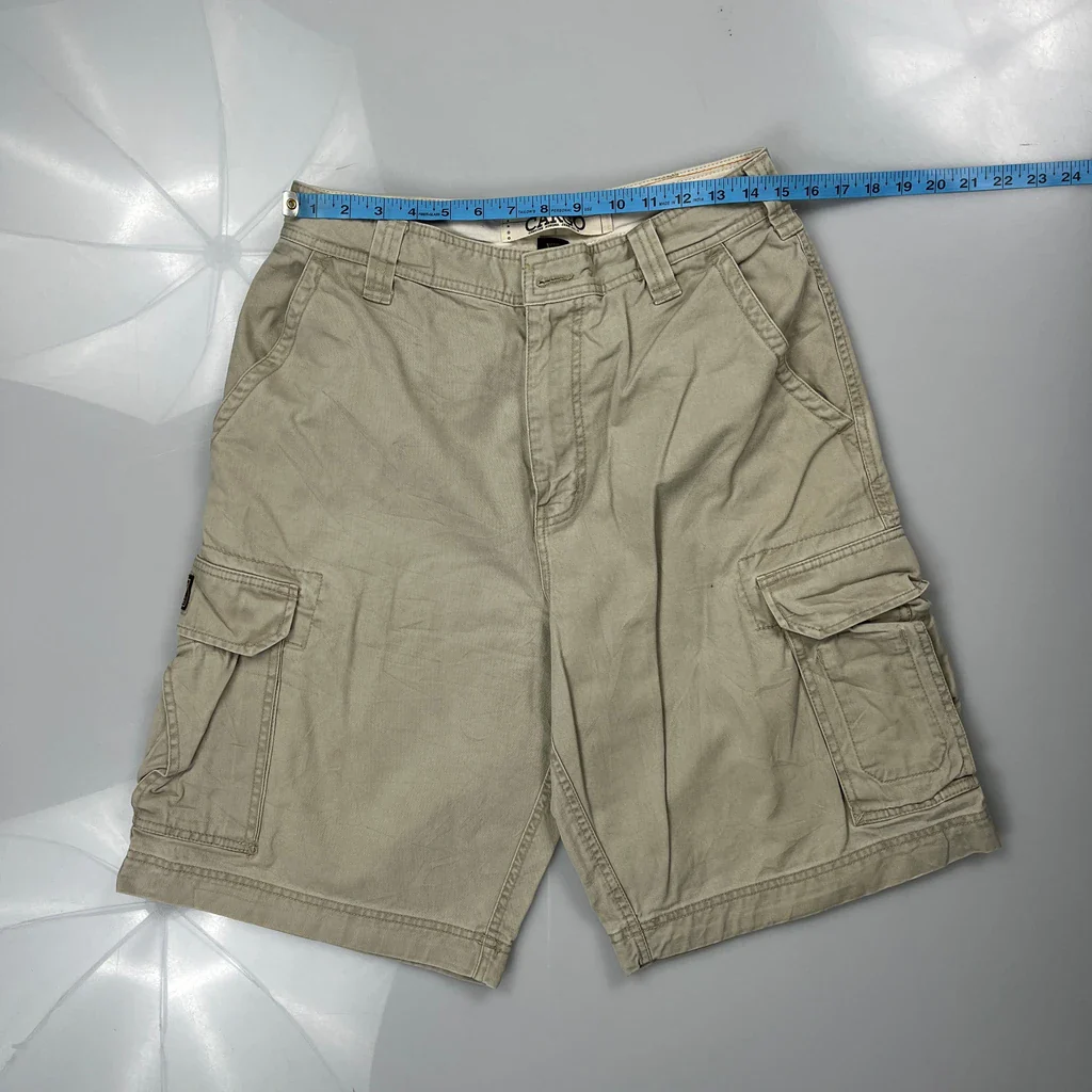 Sonoma Cargo Shorts - 30W 11L Beige Cotton - Image 3