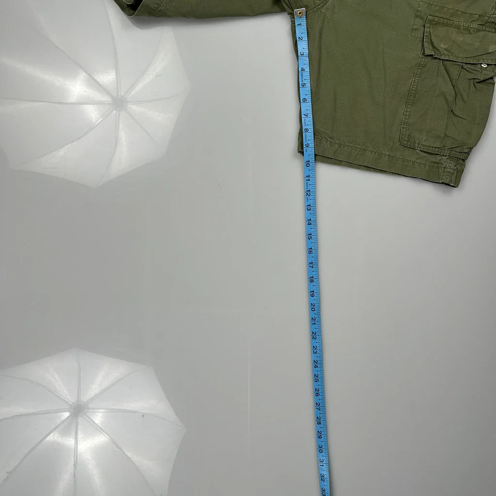 Sonoma Cargo Shorts - 33W 10L Green Cotton - Image 5