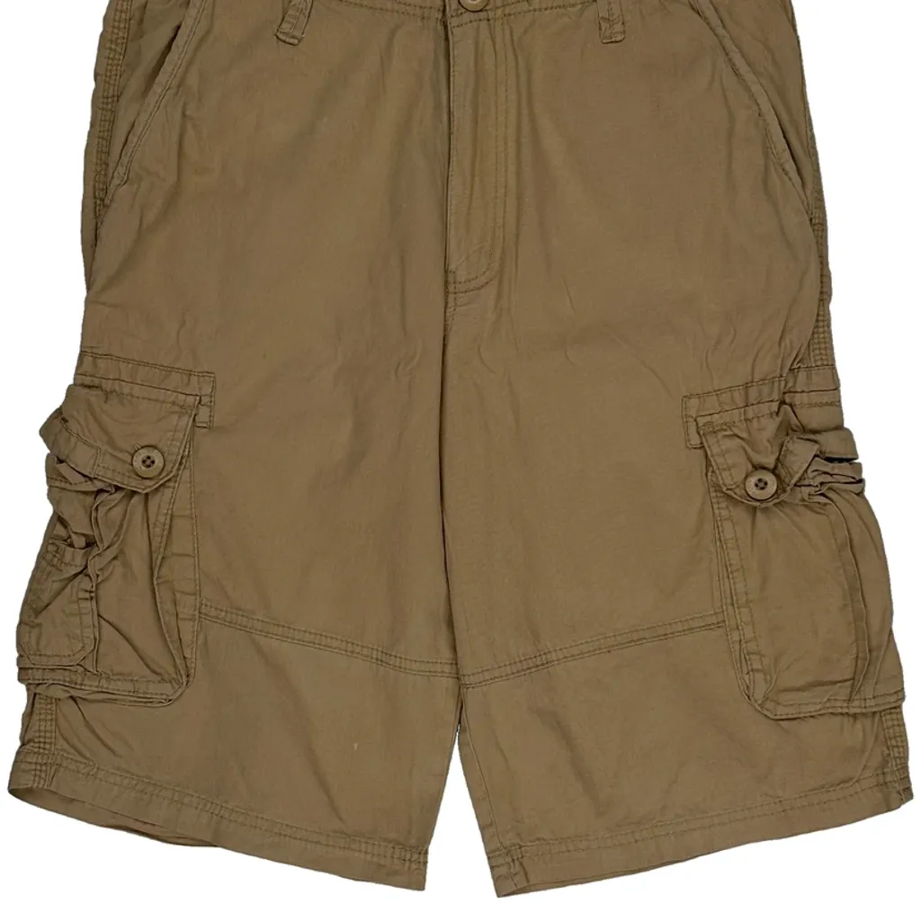 Southpole Cargo Shorts - 30W 13L Beige Cotton - Image 9