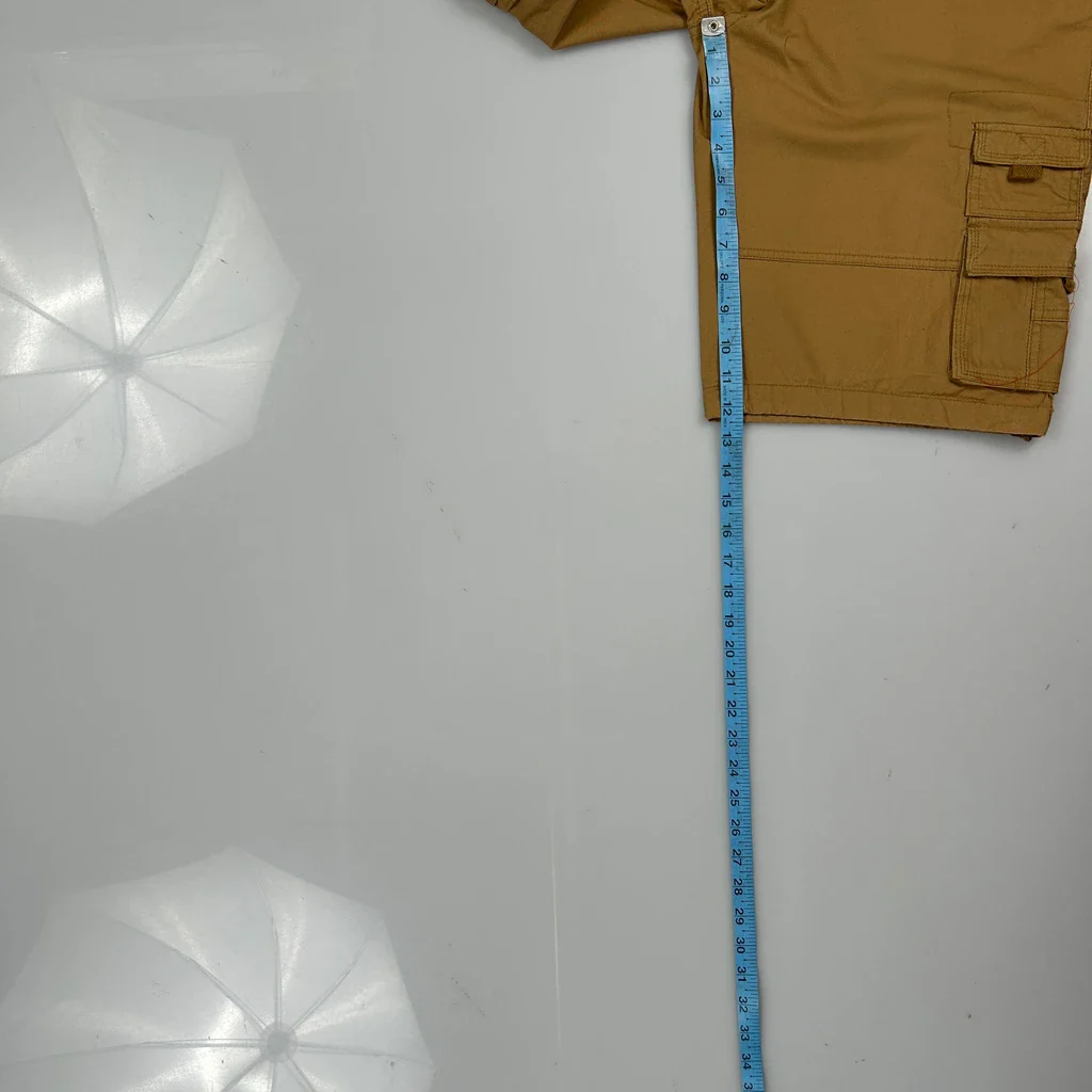 Southpole Cargo Shorts - 31W 12L Brown Cotton - Image 5