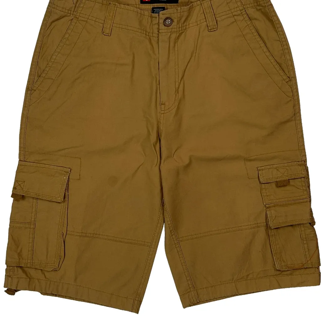 Southpole Cargo Shorts - 31W 12L Brown Cotton - Image 9