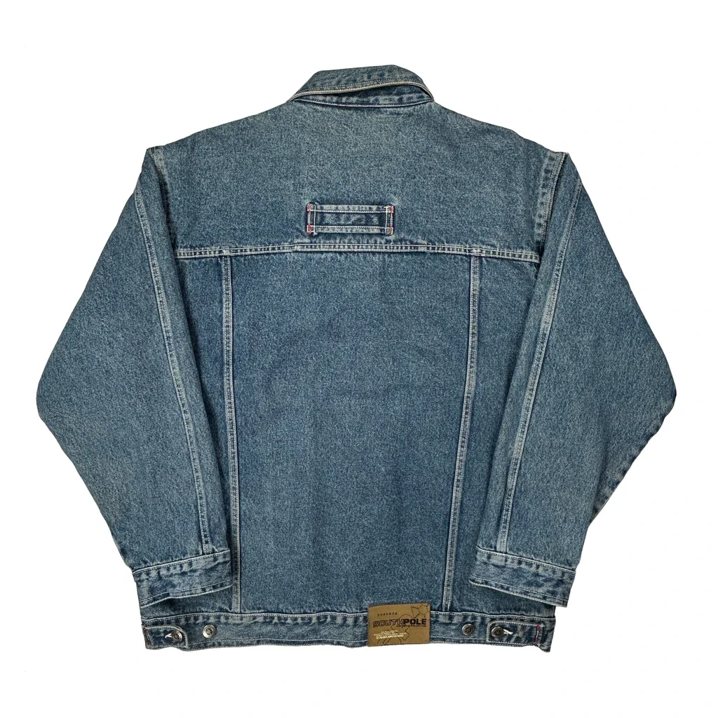 Southpole Denim Jacket - Medium Blue Denim - Image 2