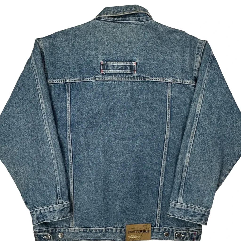 Southpole Denim Jacket - Medium Blue Denim - Image 7