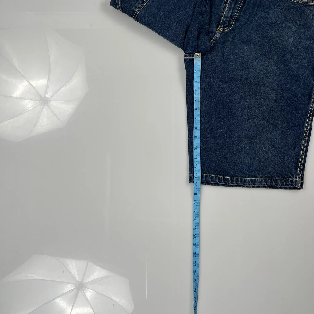 Southpole Baggy Denim Shorts - 32W 12L Blue Denim - Image 5