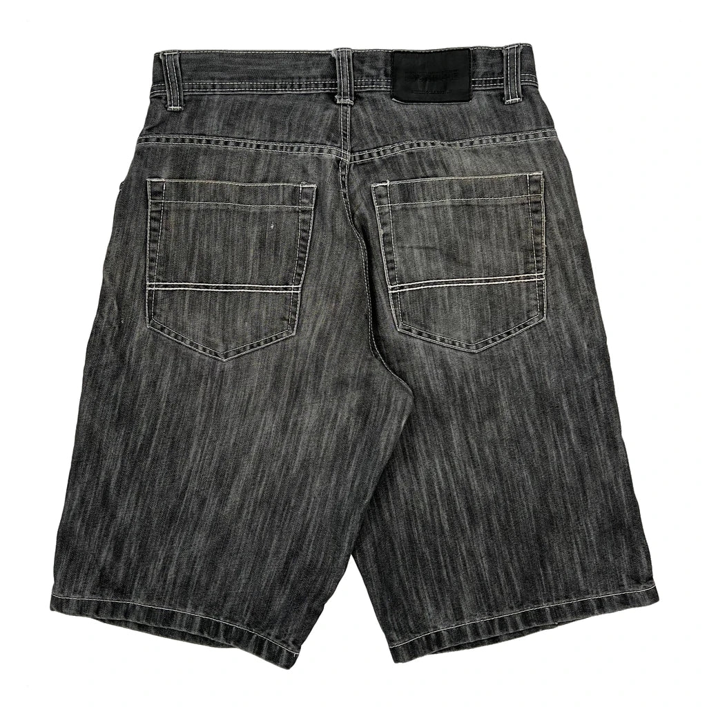 Southpole Denim Shorts - 30W 12L Gray Cotton Blend