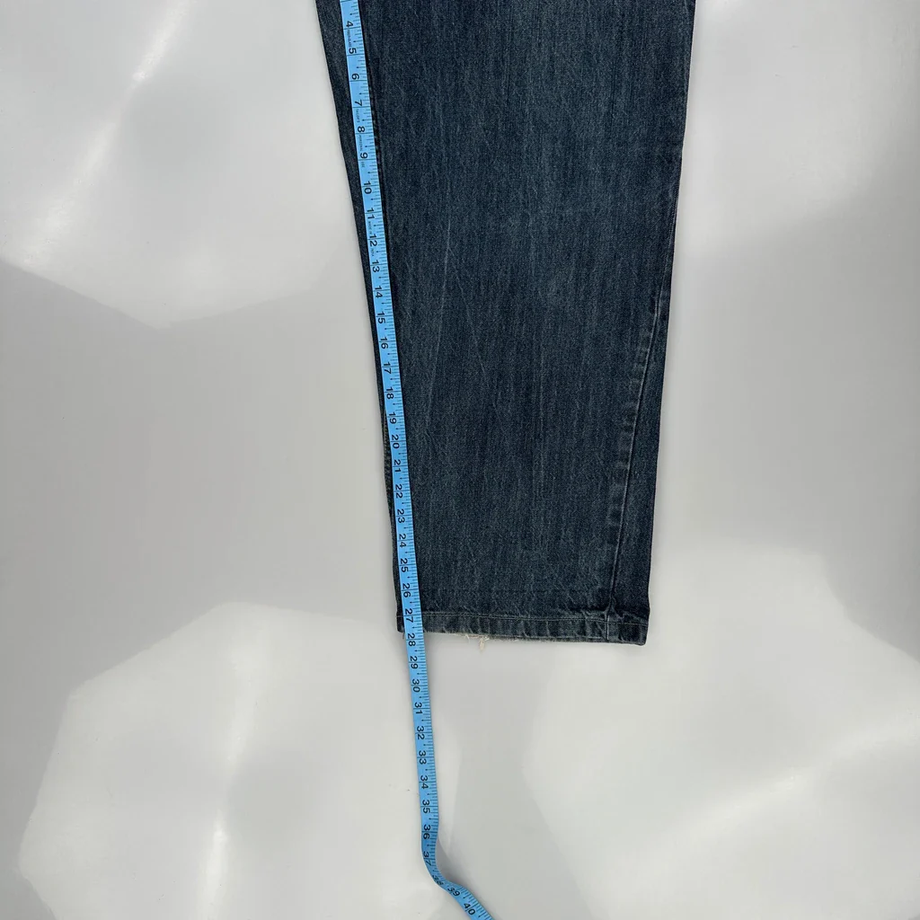 Southpole Baggy Graphic Jeans - 34W 24L Blue Denim - Image 5