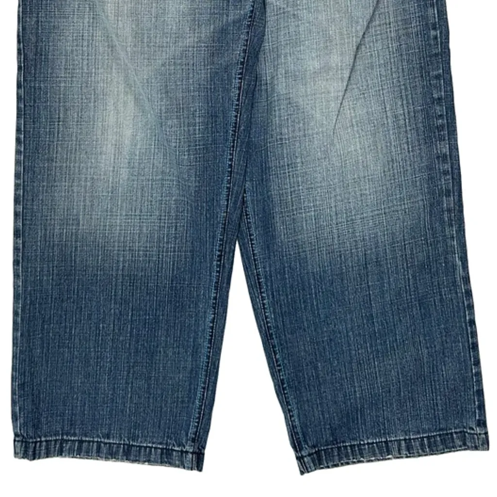 Southpole Baggy Graphic Jeans - 38W 32L Blue Denim - Image 9