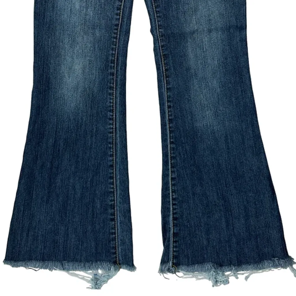 Southpole Flared Jeans - 27W UK 6 Blue Denim - Image 9