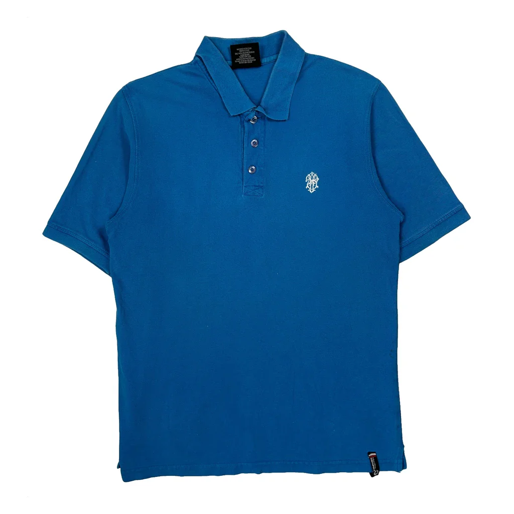 Southpole Polo Shirt - Medium Blue Cotton