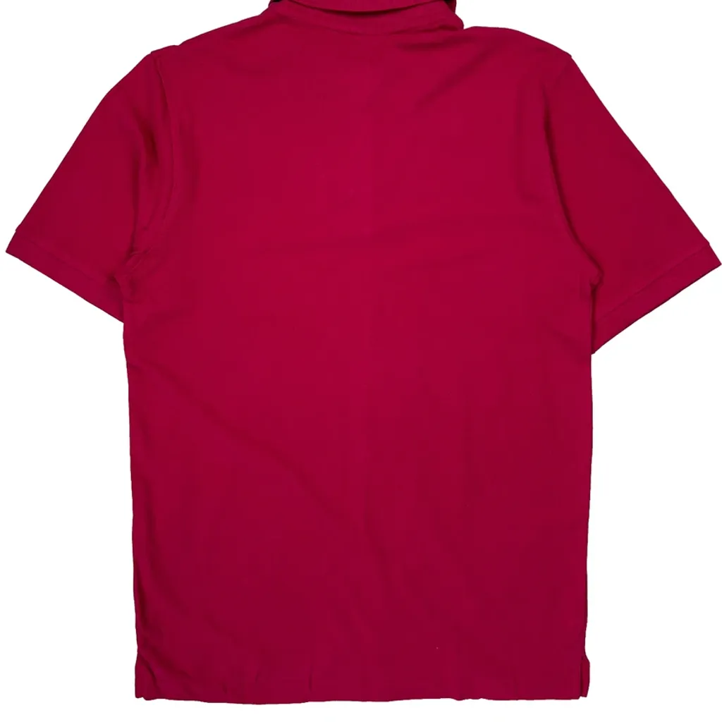 Southpole Polo Shirt - Medium Red Cotton - Image 6