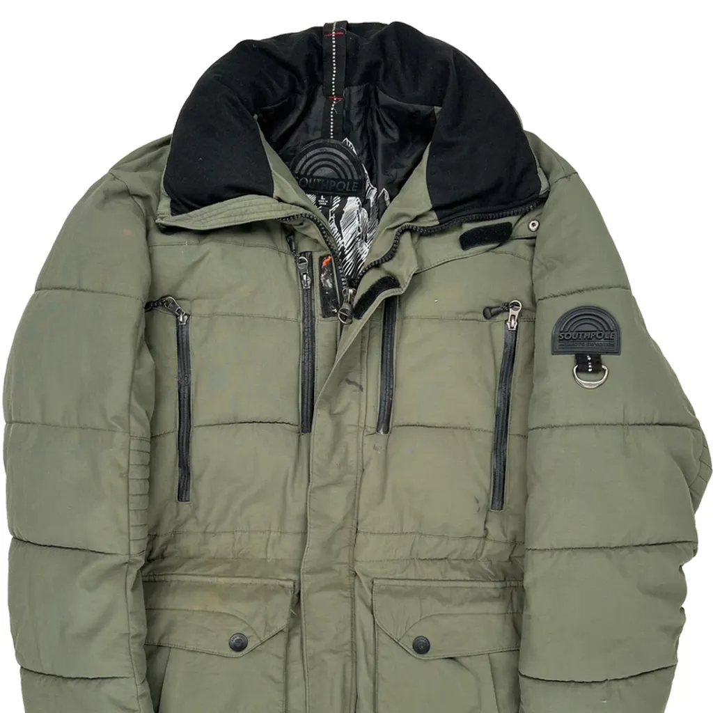 Southpole Puffer - Large Green Polyester - Image 4