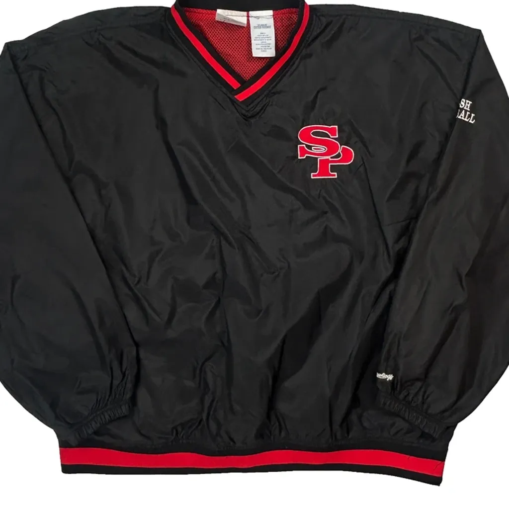 Sp Softball Rawlings Windbreaker - XL Black Nylon - Image 5