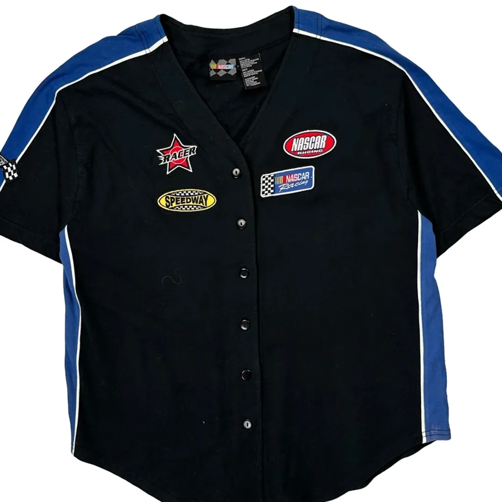 Speedway Nascar Shirt - Small Black Cotton - Image 5