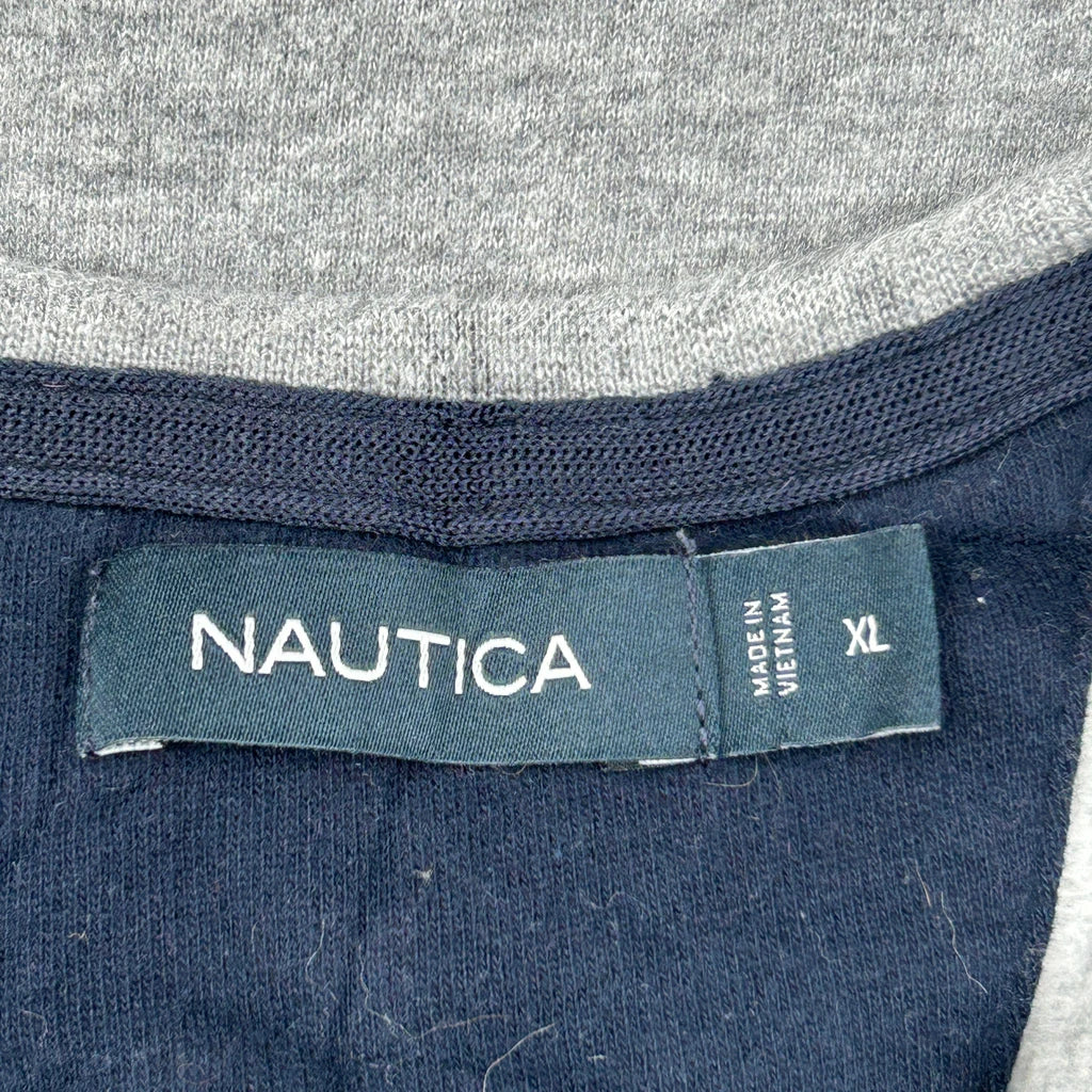 Spellout Nautica Sweatshirt - XL Grey Cotton - Image 3