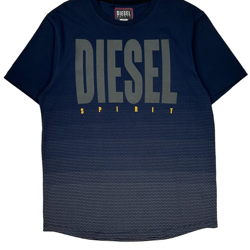 Spirit Diesel T-Shirt - Large Blue Cotton - Image 4