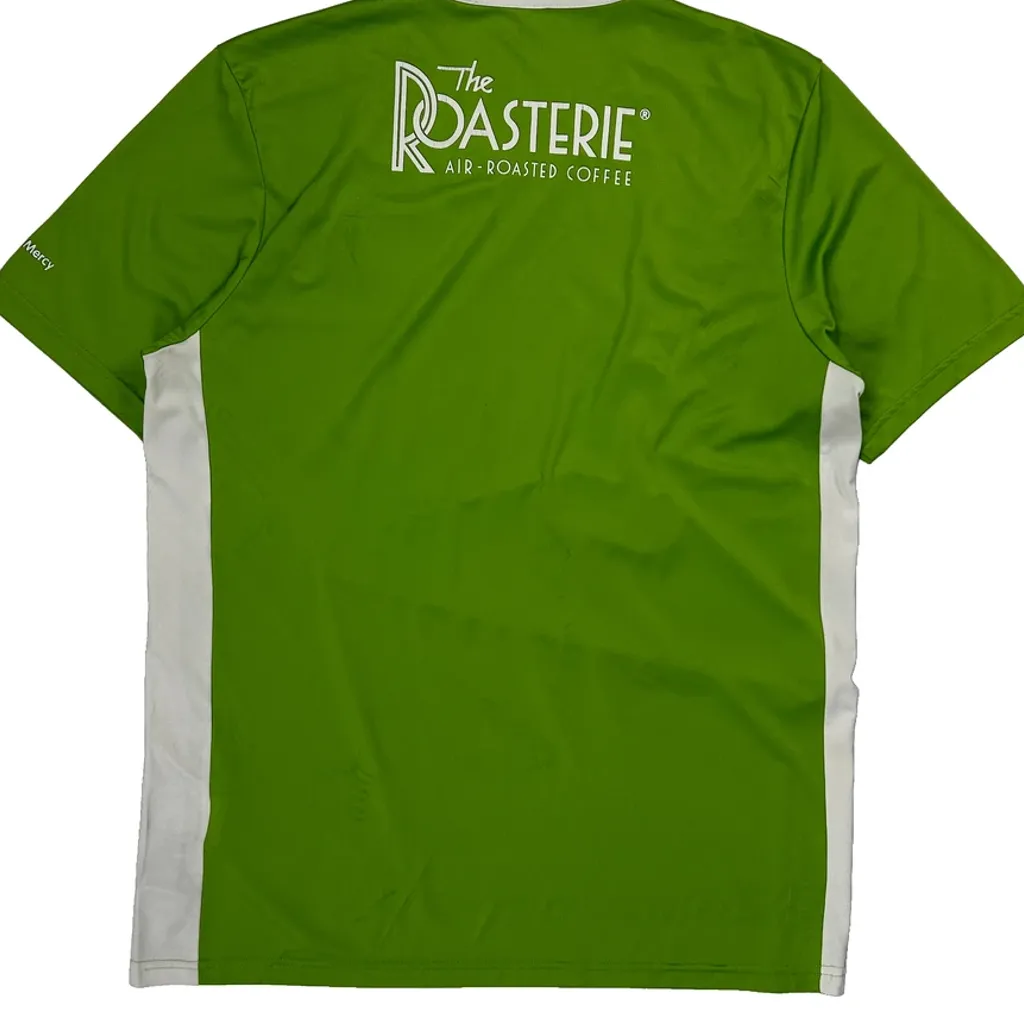 Sporting Adidas Football Shirt - Large Green Polyester - Image 6