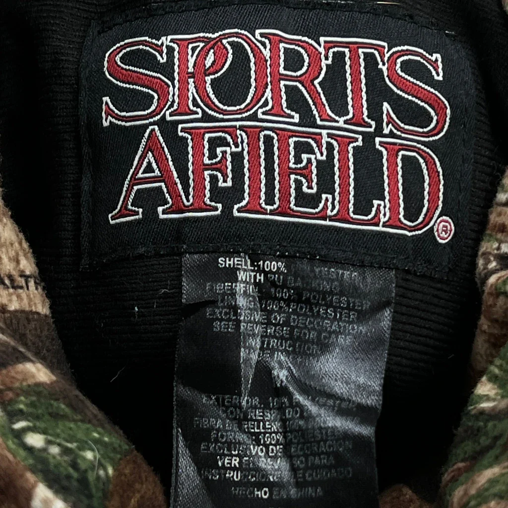 Sports Afield Camo Jacket - Medium Camo Polyester - Image 3