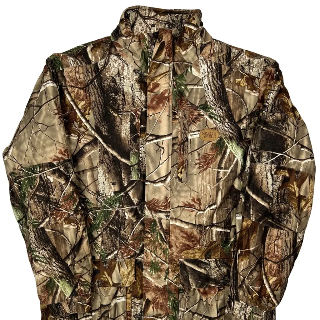 Sports Afield Camo Jacket - Medium Camo Polyester - Image 4