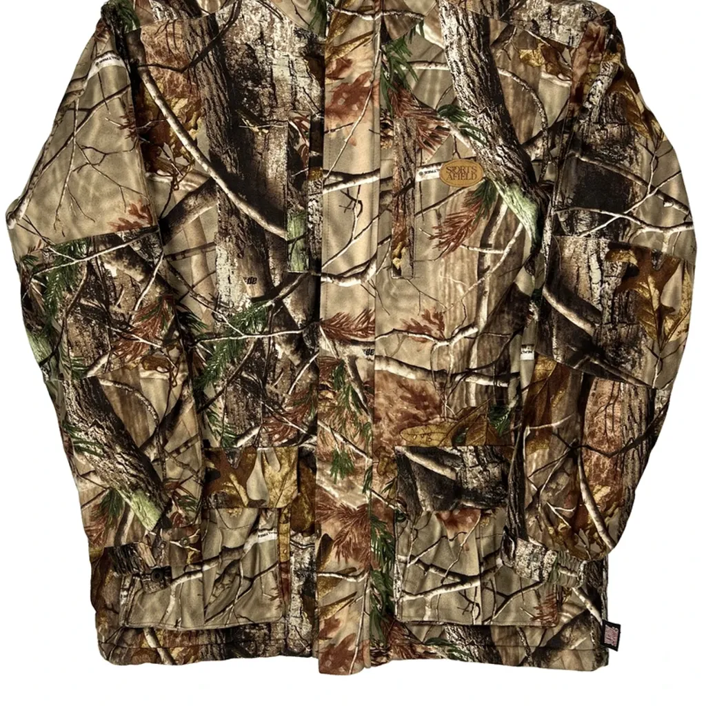 Sports Afield Camo Jacket - Medium Camo Polyester - Image 5