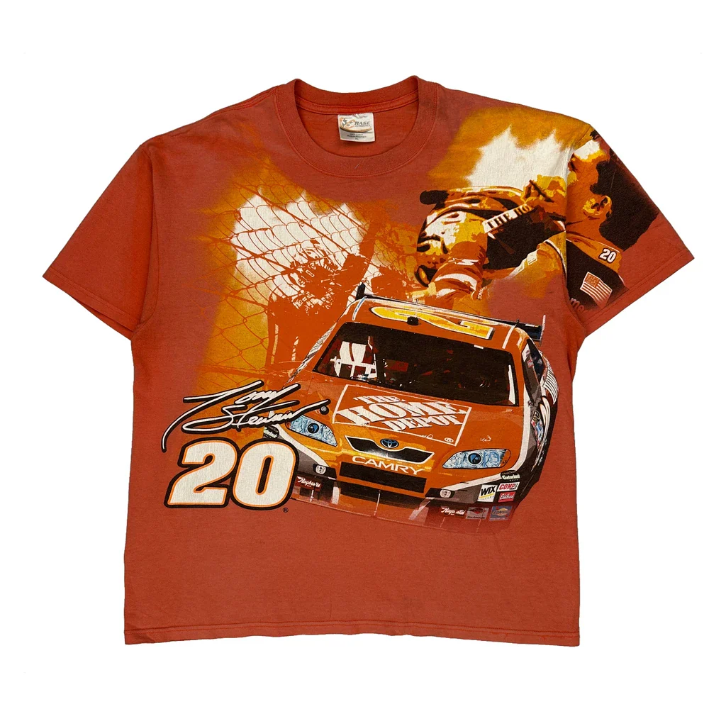 Sprint Cup Series Chase Authentics Nascar Aop T-Shirt - XL Orange Cotton - Image 2