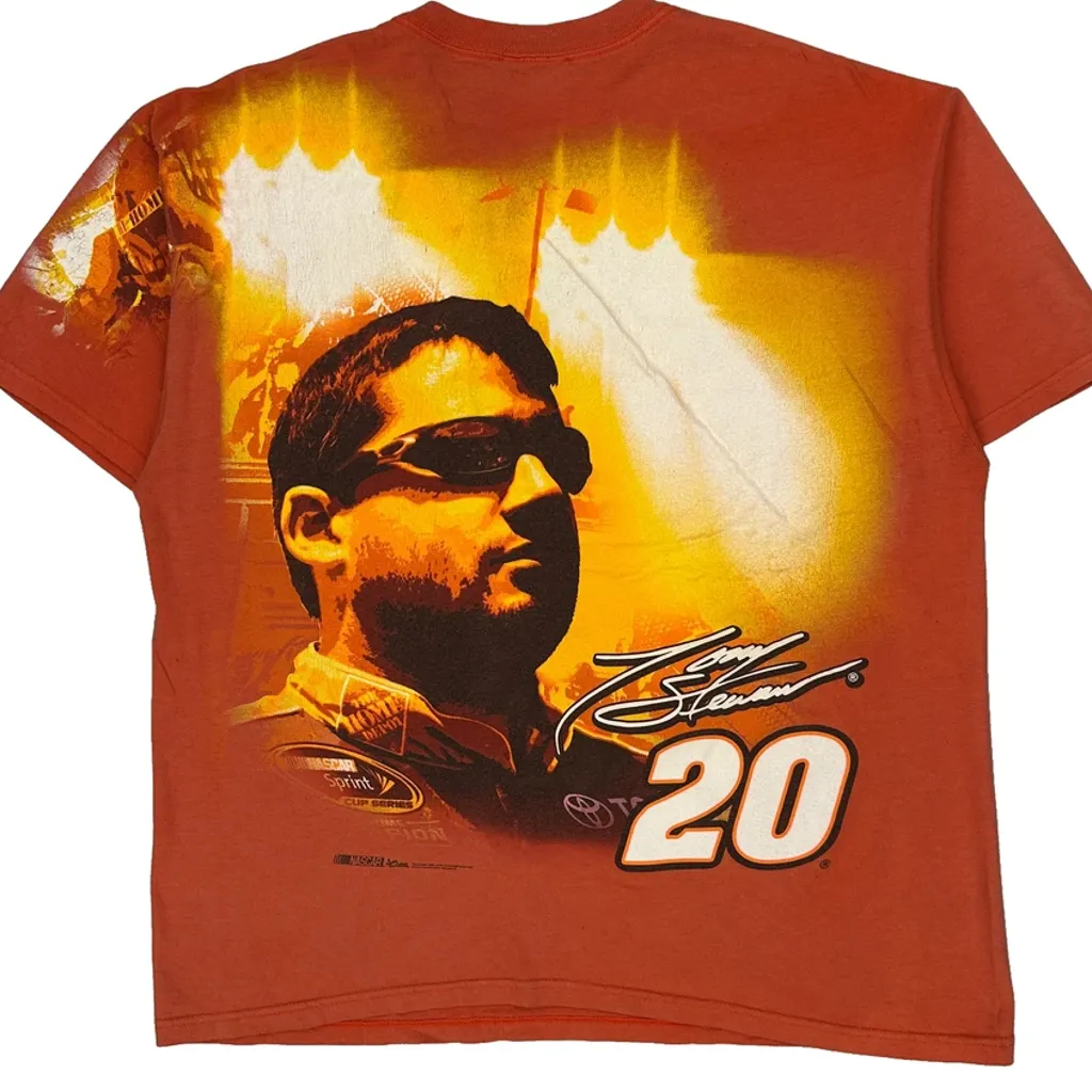 Sprint Cup Series Chase Authentics Nascar Aop T-Shirt - XL Orange Cotton - Image 6