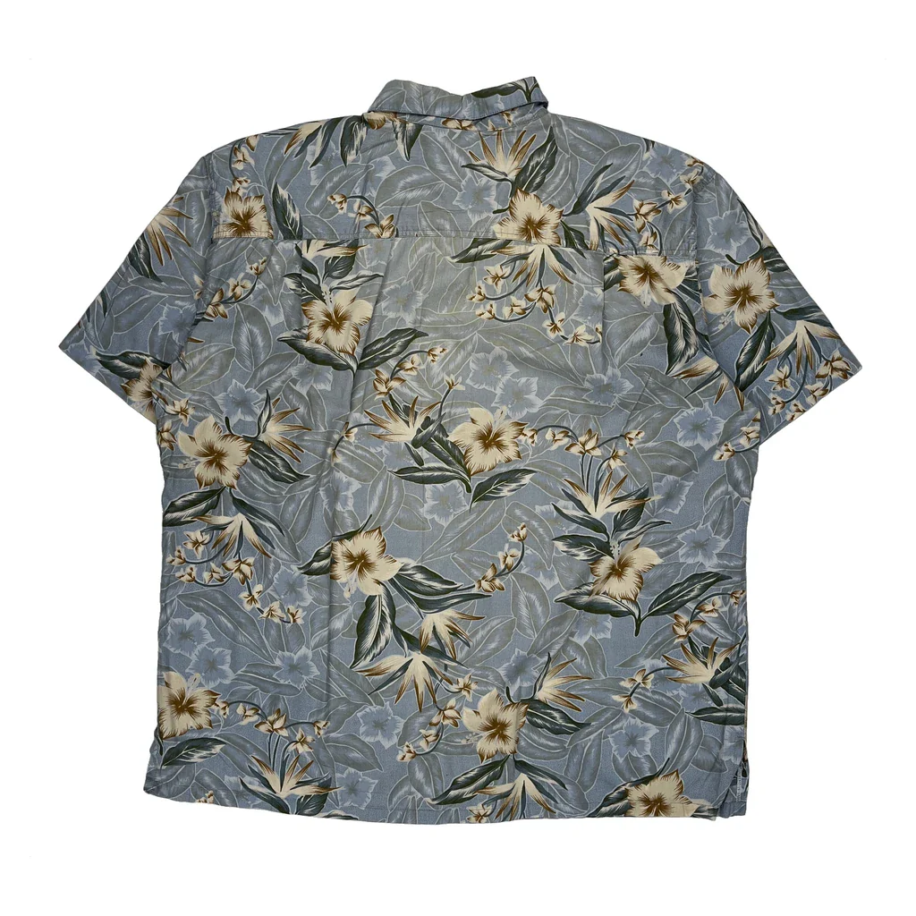 Squish Hawaiian Shirt - XL Blue Cotton - Image 2