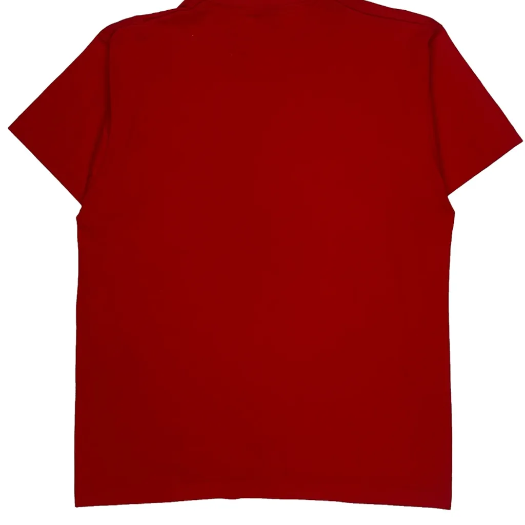 St. Bartholomew'S Church Fruit Of The Loom Single Stitch T-Shirt - Large Red Cotton Blend - Image 7