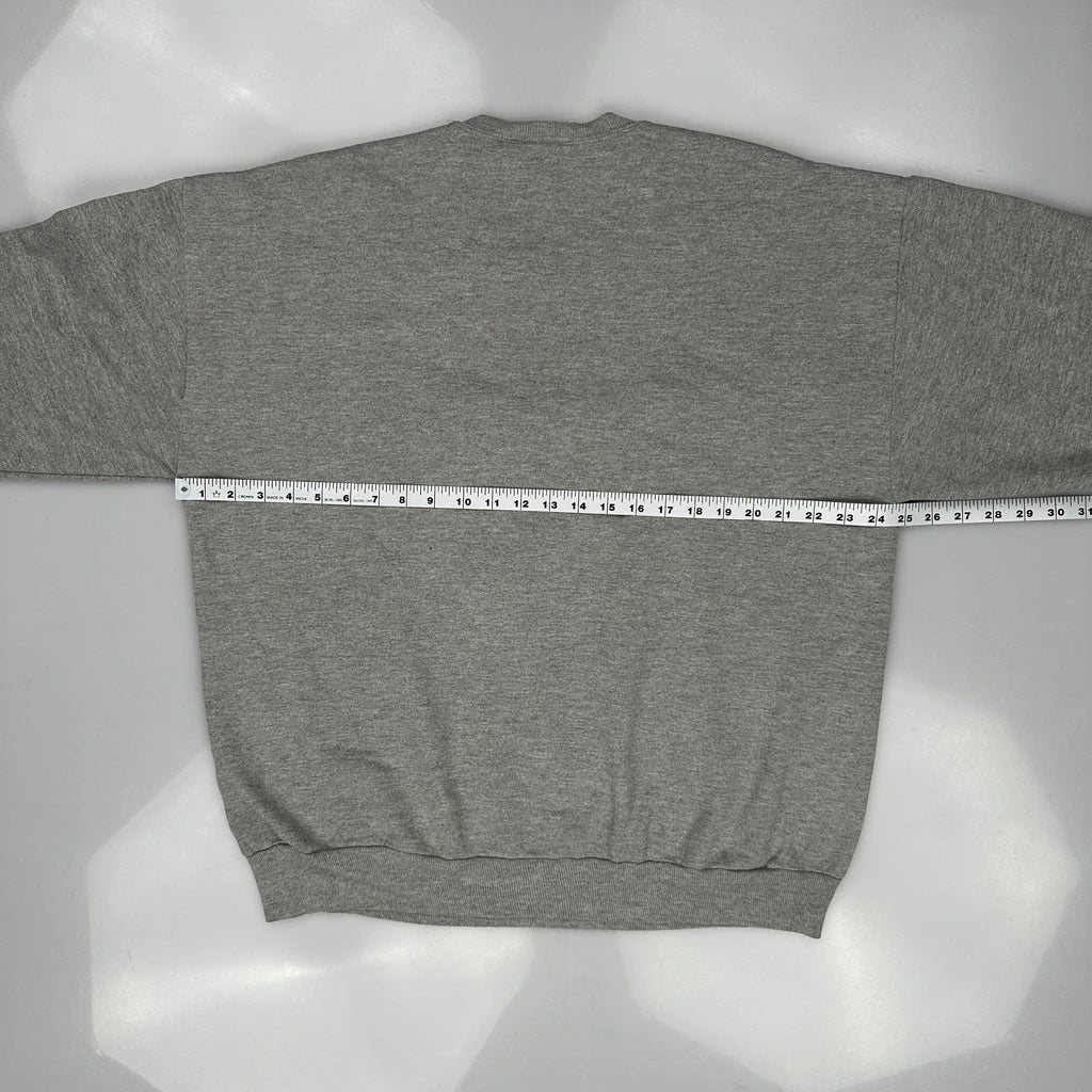 St. Henry Redskins Jerzees Graphic Sweatshirt - XL Grey Cotton - Image 3