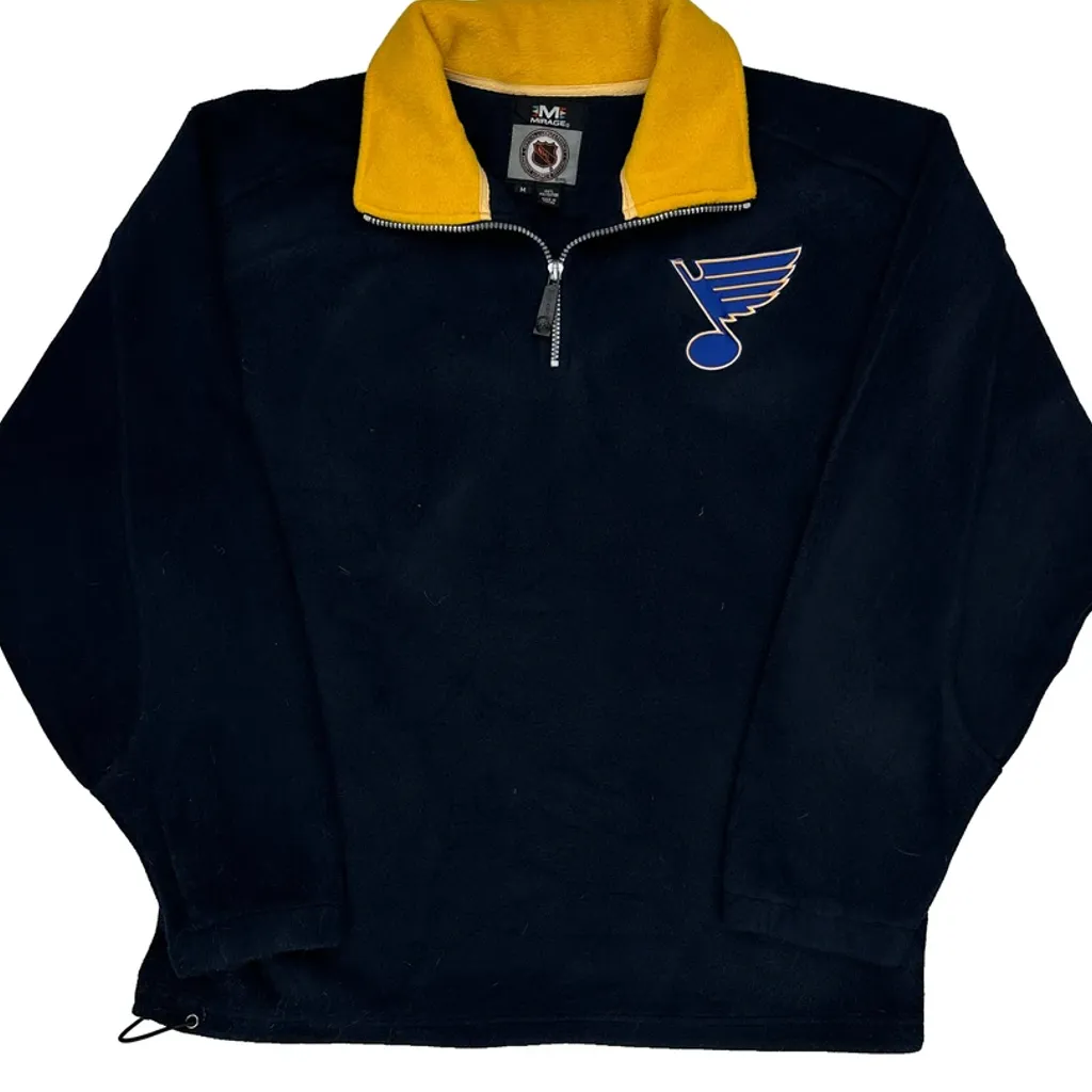 St. Louis Blues Mirage Nhl Fleece - Medium Black Polyester - Image 4