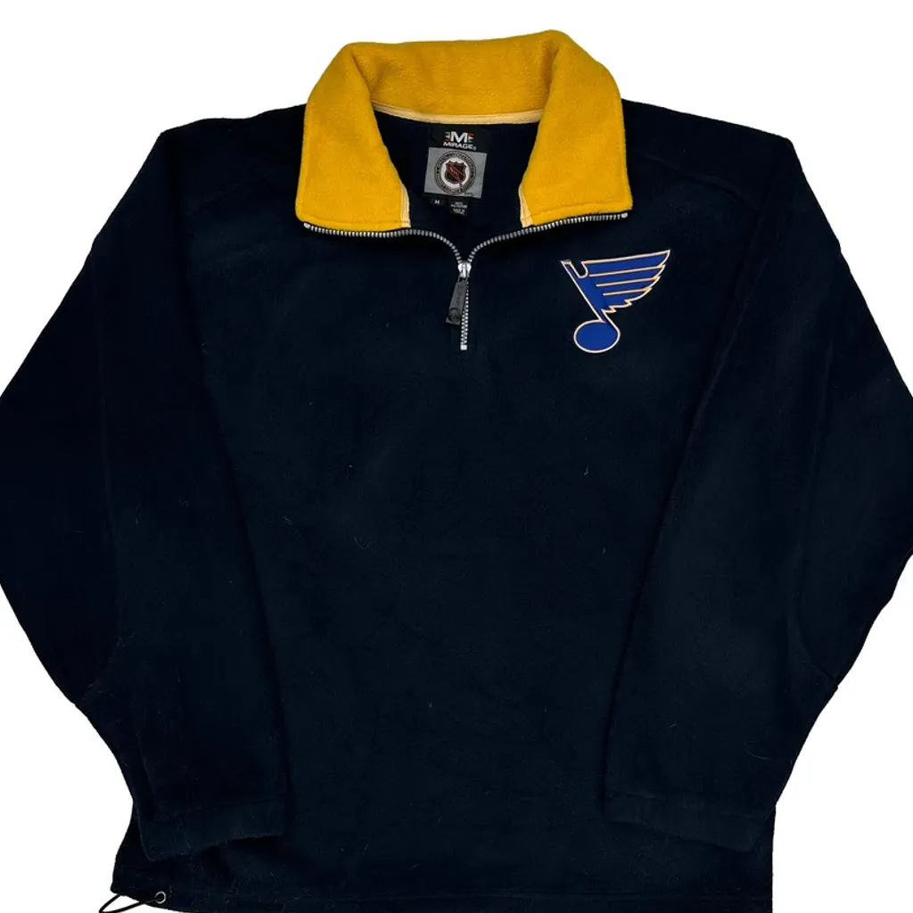 St. Louis Blues Mirage Nhl Fleece - Medium Black Polyester - Image 5