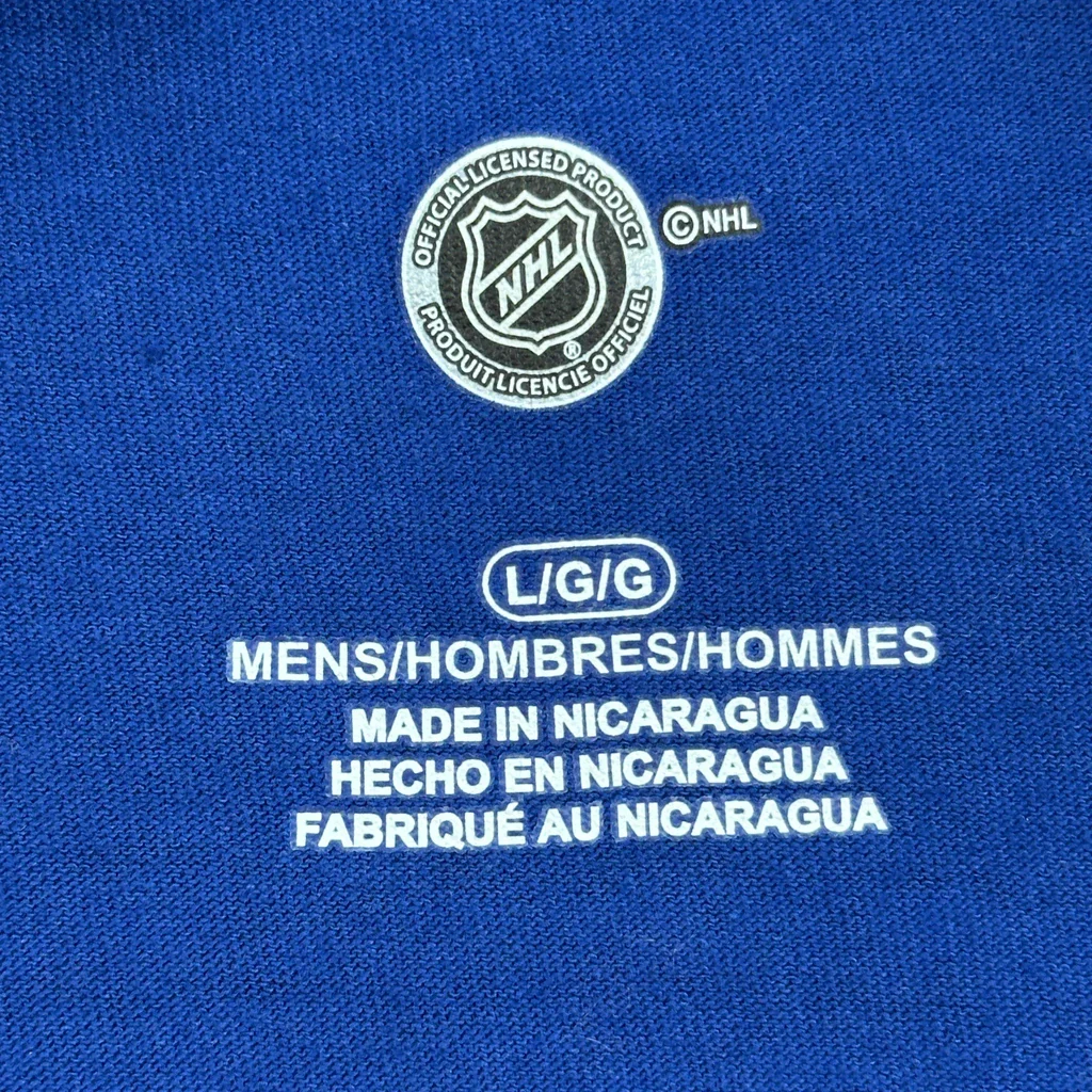 St. Louis Blues Nhl T-Shirt - Large Blue Cotton - Image 3