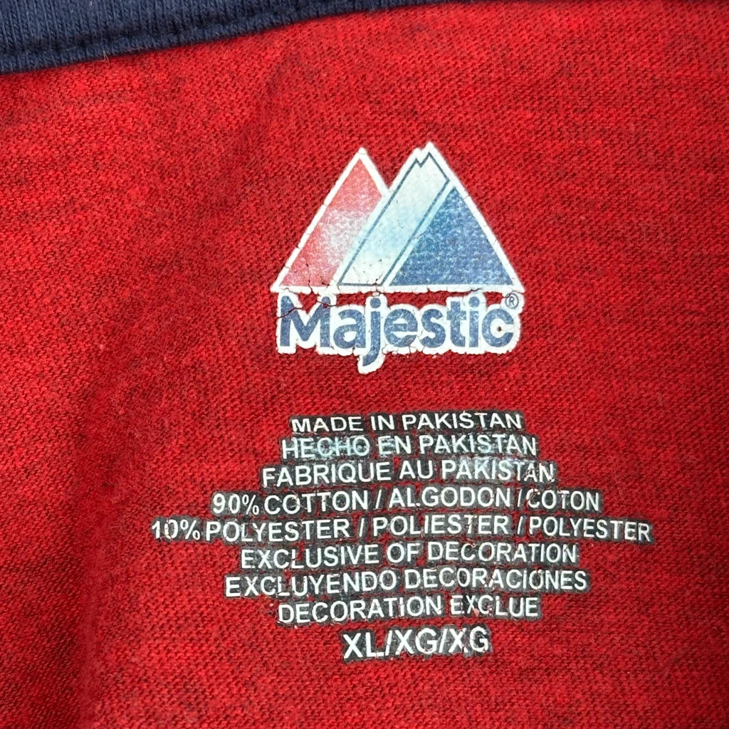St. Louis Cardinals Majestic Mlb Polo Shirt - XL Red Cotton Blend - Image 3