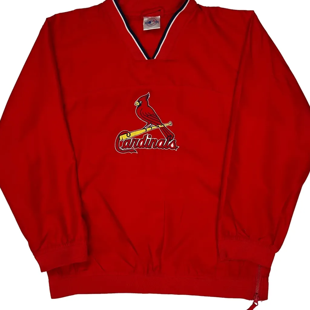 St. Louis Cardinals Mlb Graphic Windbreaker - XL Red Polyester - Image 6