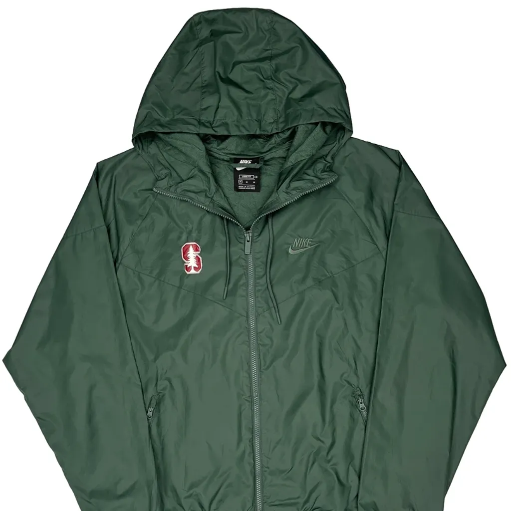 Stanford Nike Jacket - Medium Green Polyester - Image 5