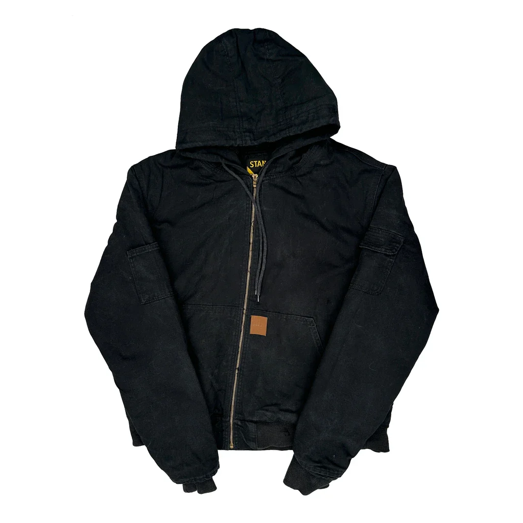 Stanley Jacket - Medium Black Cotton