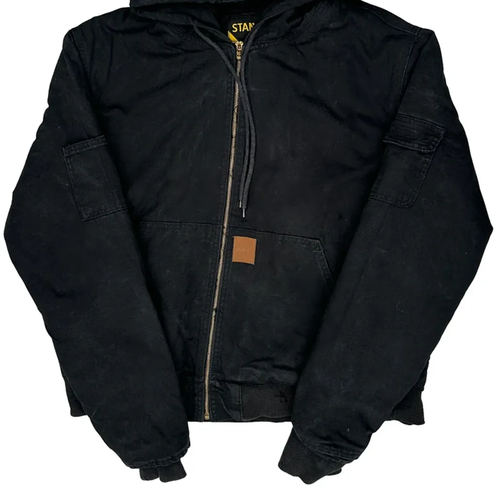 Stanley Jacket - Medium Black Cotton - Image 4