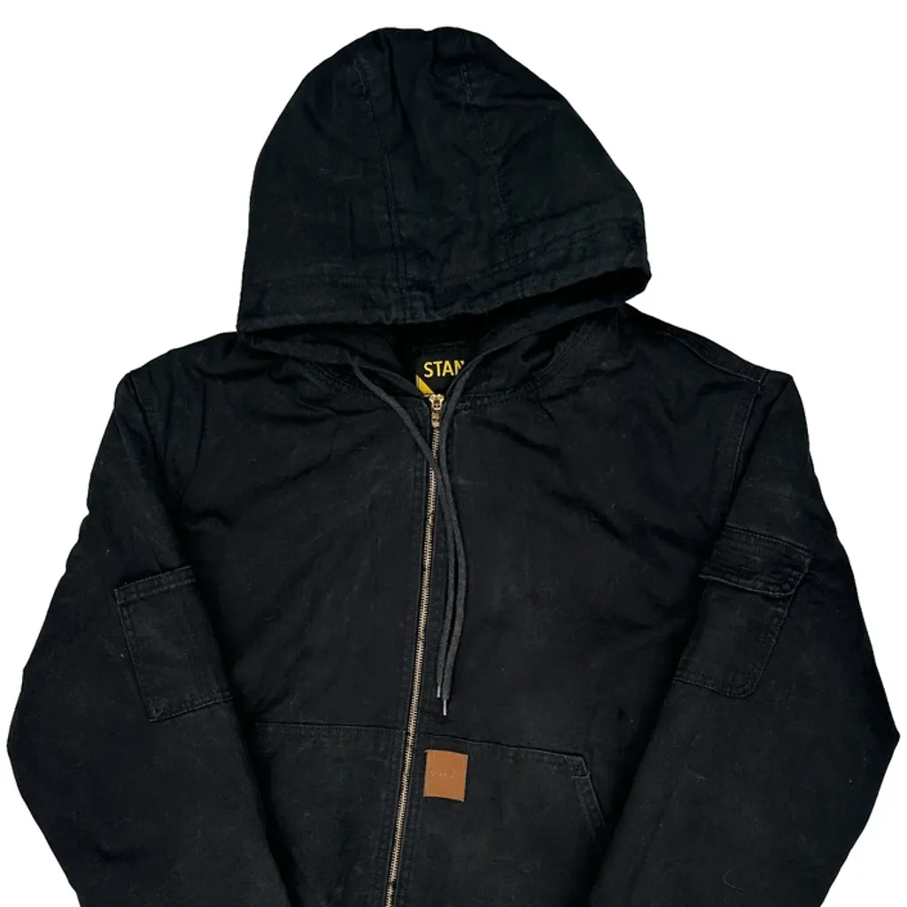 Stanley Jacket - Medium Black Cotton - Image 5