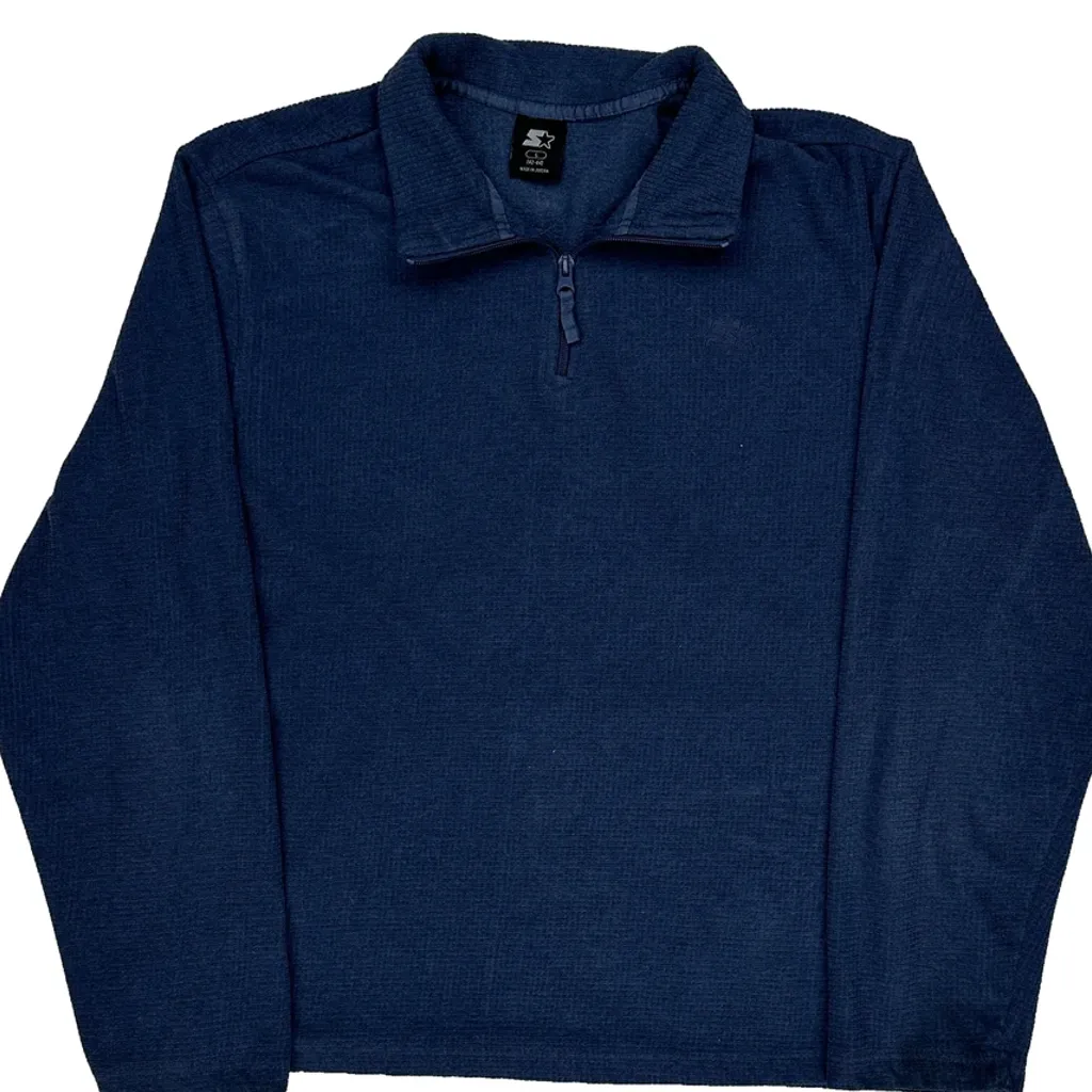 Starter Fleece - Large Blue Cotton - Image 5