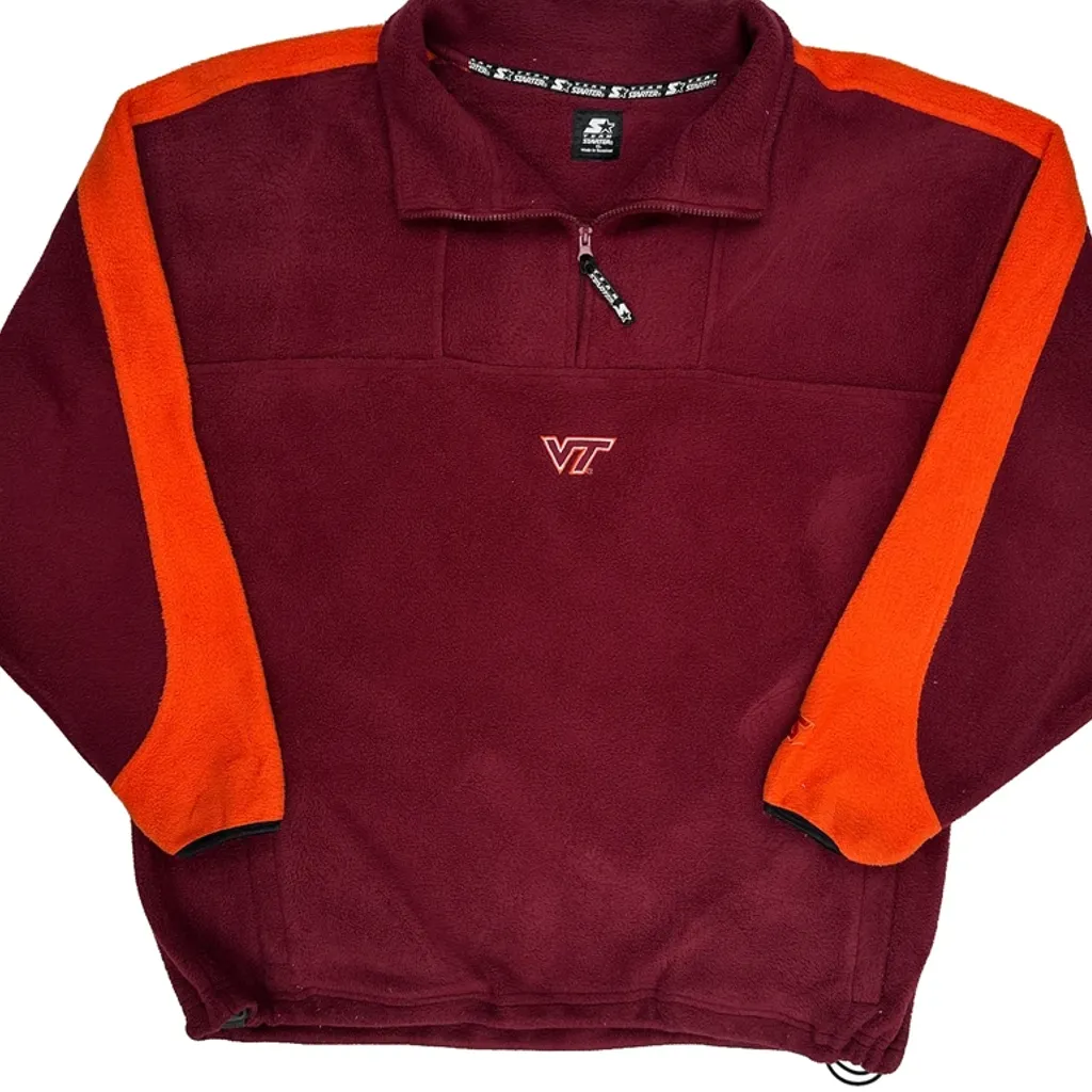 Starter Fleece - XL Burgundy Polyester - Image 5